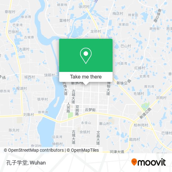 孔子学堂 map