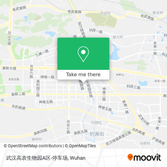 武汉高农生物园A区-停车场 map
