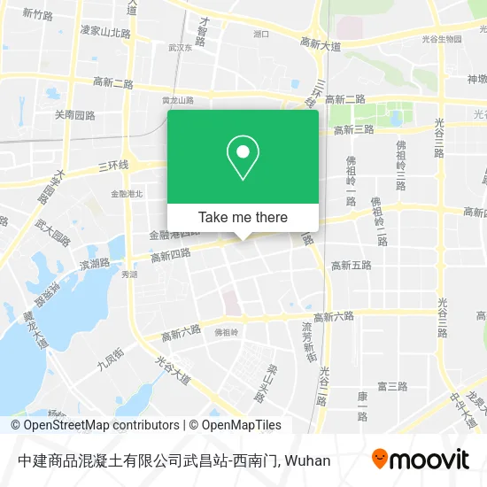 中建商品混凝土有限公司武昌站-西南门 map