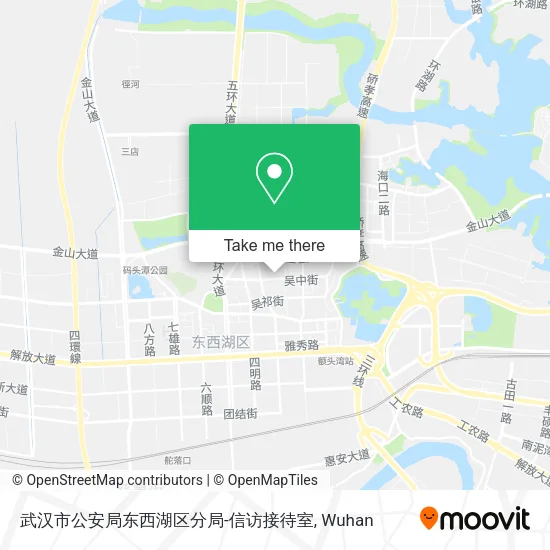 武汉市公安局东西湖区分局-信访接待室 map