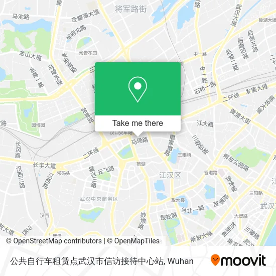 公共自行车租赁点武汉市信访接待中心站 map