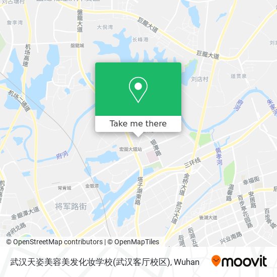 武汉天姿美容美发化妆学校(武汉客厅校区) map