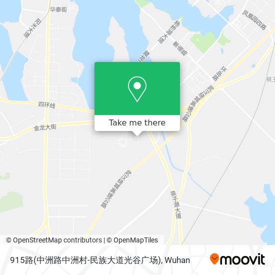 915路(中洲路中洲村-民族大道光谷广场) map