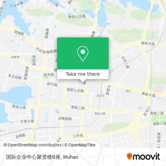 国际企业中心聚贤楼B座 map