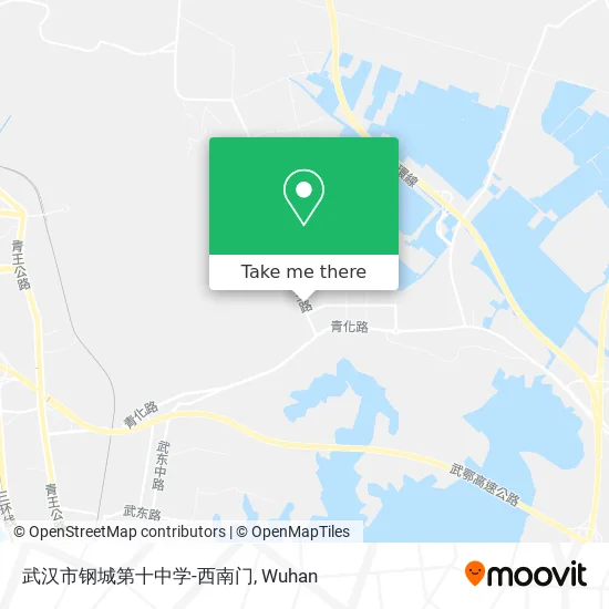武汉市钢城第十中学-西南门 map