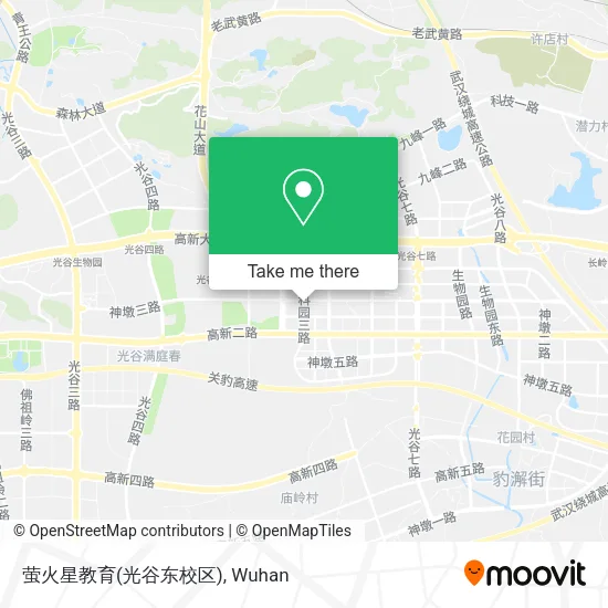 萤火星教育(光谷东校区) map