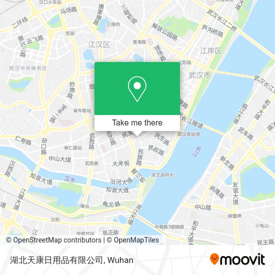 湖北天康日用品有限公司 map