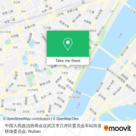 中国人民政治协商会议武汉市江岸区委员会车站街道联络委员会 map