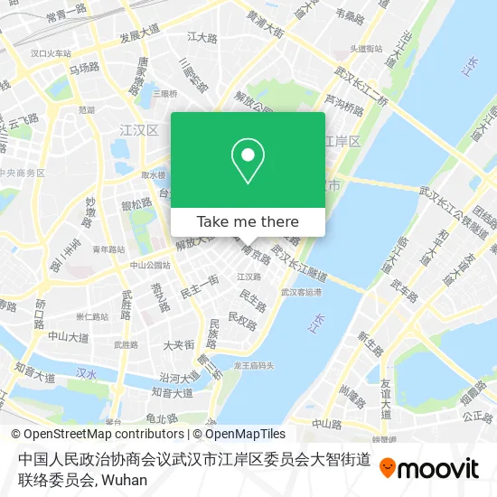 中国人民政治协商会议武汉市江岸区委员会大智街道联络委员会 map