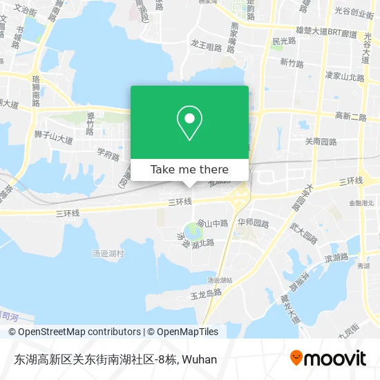 东湖高新区关东街南湖社区-8栋 map