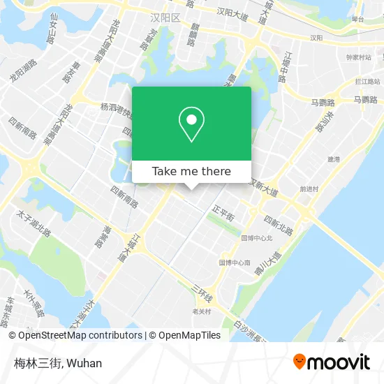 梅林三街 map