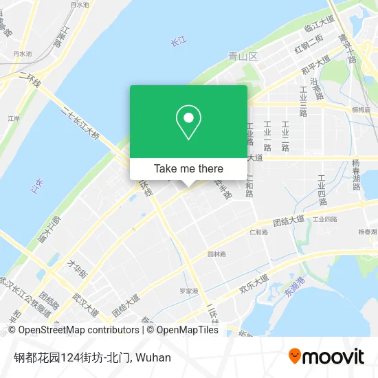 钢都花园124街坊-北门 map