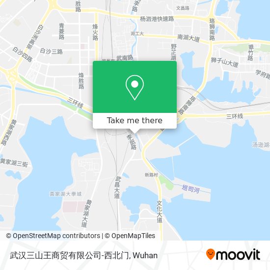 武汉三山王商贸有限公司-西北门 map