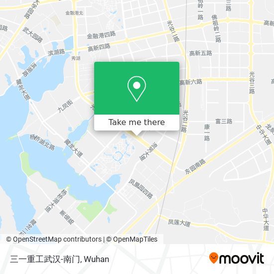 三一重工武汉-南门 map