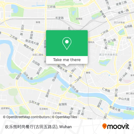 欢乐熊时尚餐厅(古田五路店) map