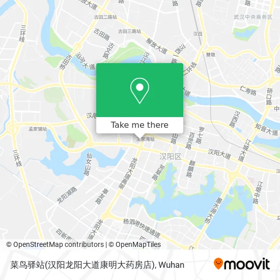 菜鸟驿站(汉阳龙阳大道康明大药房店) map