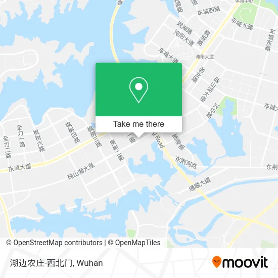 湖边农庄-西北门 map