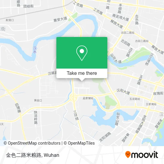 金色二路米粮路 map