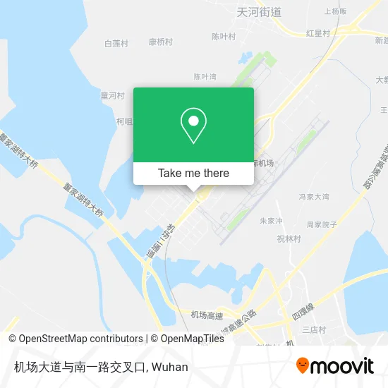 机场大道与南一路交叉口 map