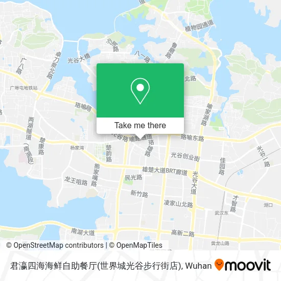 君瀛四海海鲜自助餐厅(世界城光谷步行街店) map
