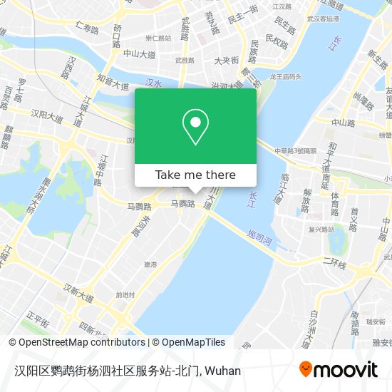 汉阳区鹦鹉街杨泗社区服务站-北门 map