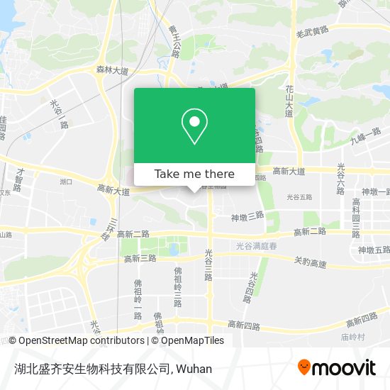 湖北盛齐安生物科技有限公司 map