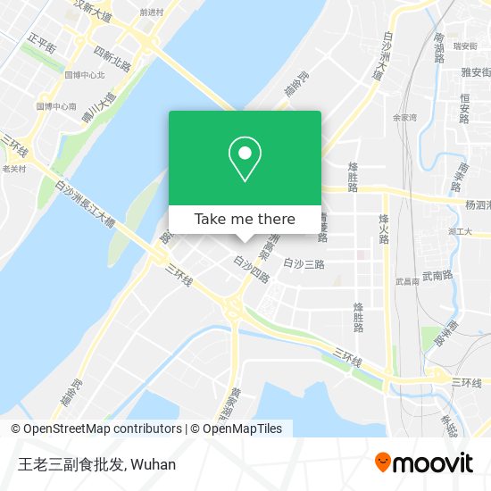 王老三副食批发 map
