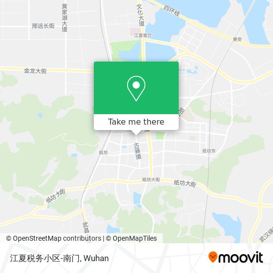 江夏税务小区-南门 map