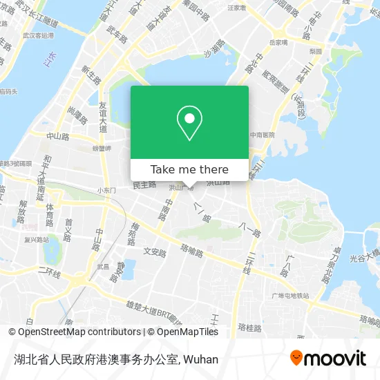 湖北省人民政府港澳事务办公室 map