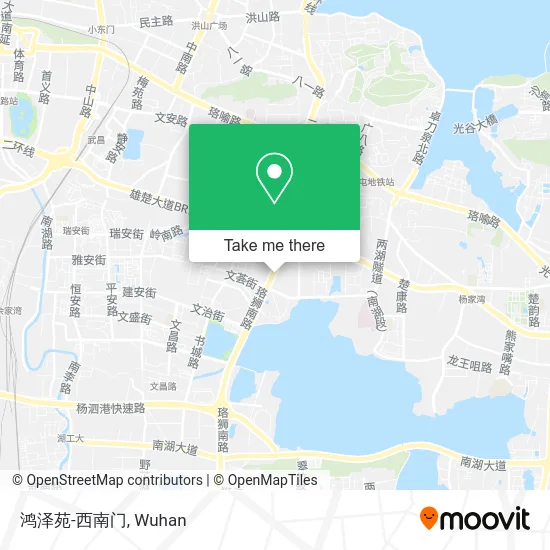 鸿泽苑-西南门 map