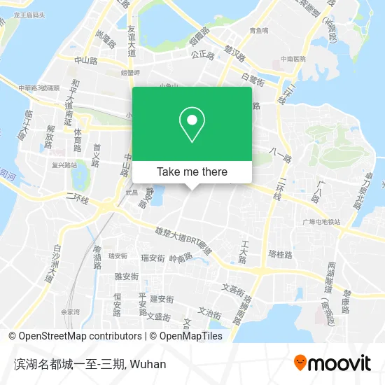 滨湖名都城一至-三期 map