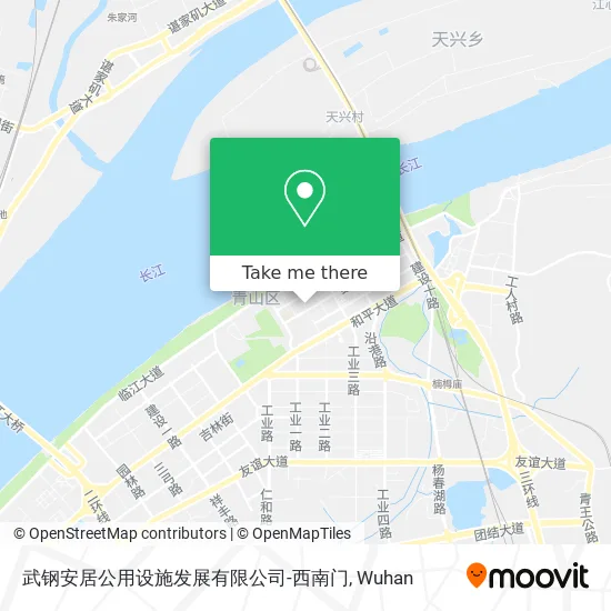 武钢安居公用设施发展有限公司-西南门 map