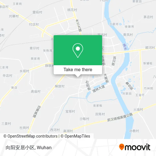 向阳安居小区 map