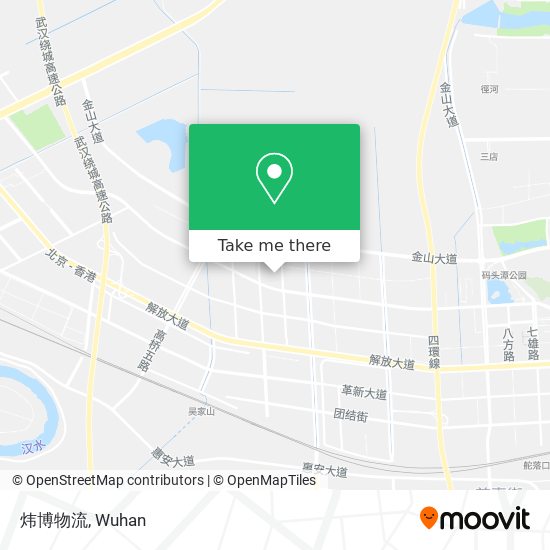 炜博物流 map