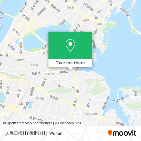 人民日报社(湖北分社) map