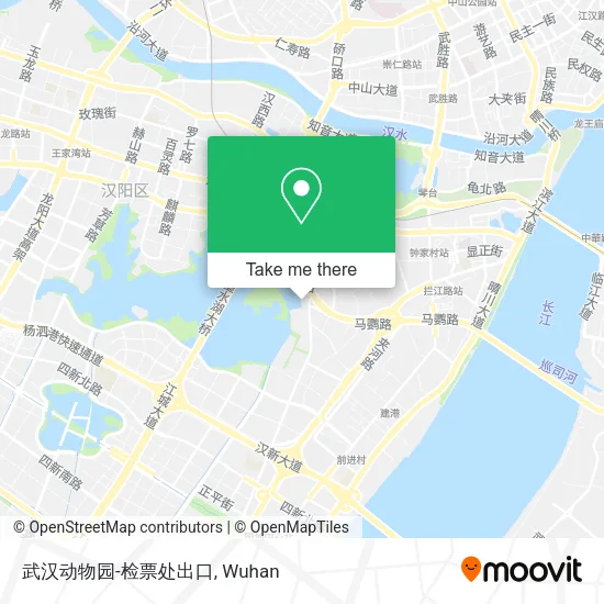 武汉动物园-检票处出口 map