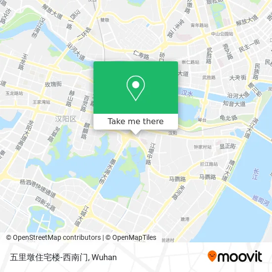 五里墩住宅楼-西南门 map