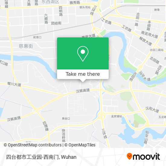 四台都市工业园-西南门 map