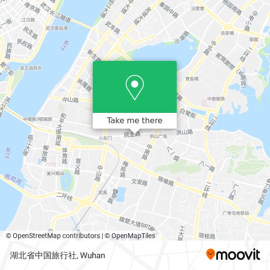 湖北省中国旅行社 map