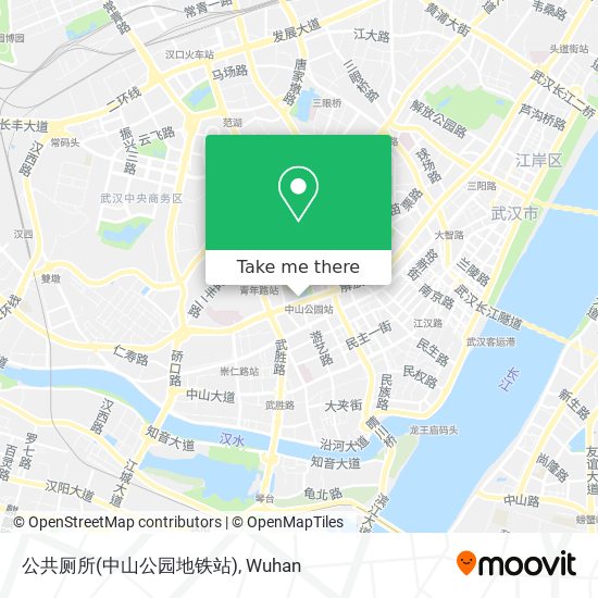 公共厕所(中山公园地铁站) map