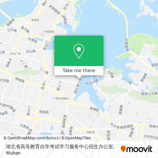 湖北省高等教育自学考试学习服务中心招生办公室 map