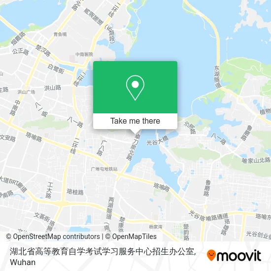 湖北省高等教育自学考试学习服务中心招生办公室 map