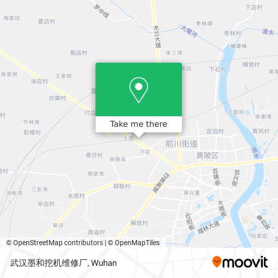 武汉墨和挖机维修厂 map