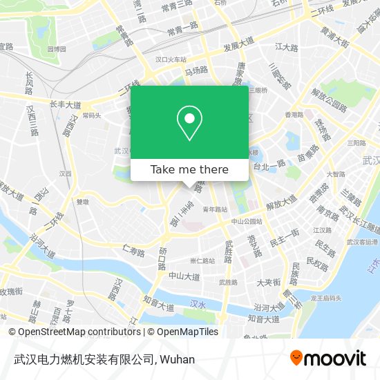 武汉电力燃机安装有限公司 map