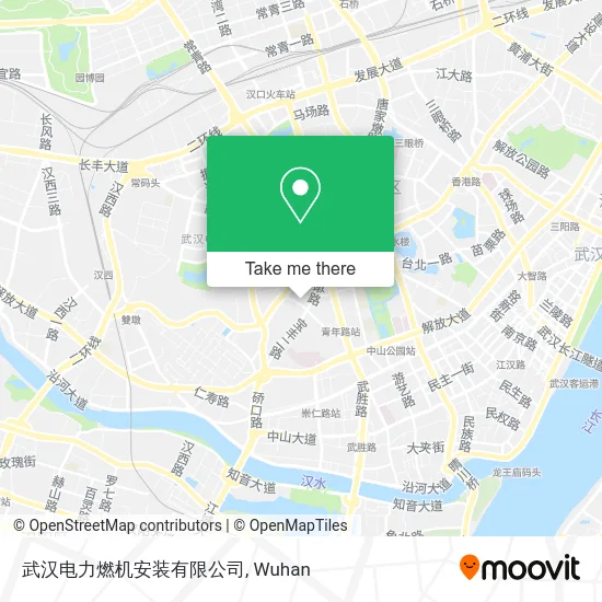 武汉电力燃机安装有限公司 map