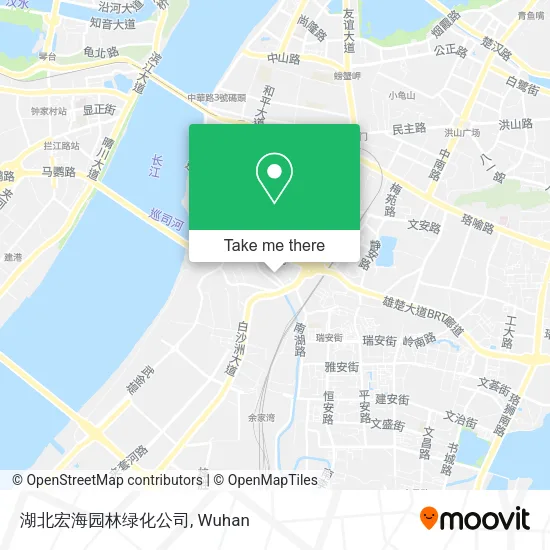湖北宏海园林绿化公司 map