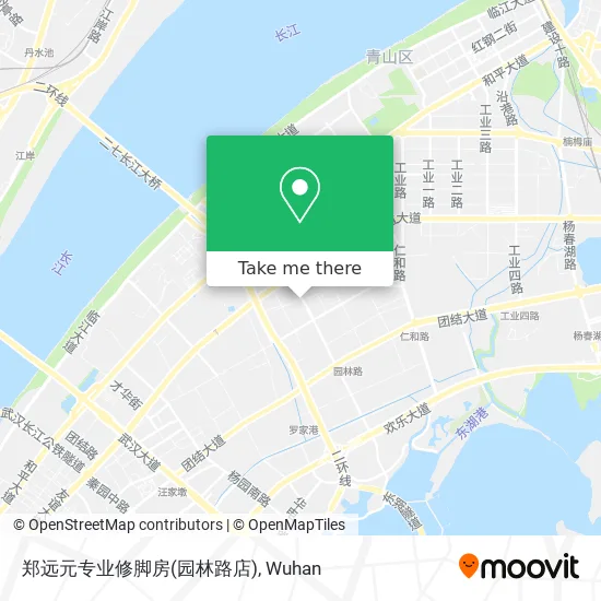 郑远元专业修脚房(园林路店) map