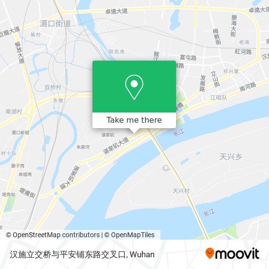 汉施立交桥与平安铺东路交叉口 map