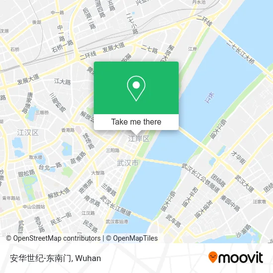 安华世纪-东南门 map