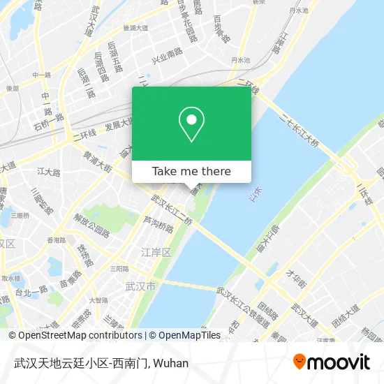 武汉天地云廷小区-西南门 map